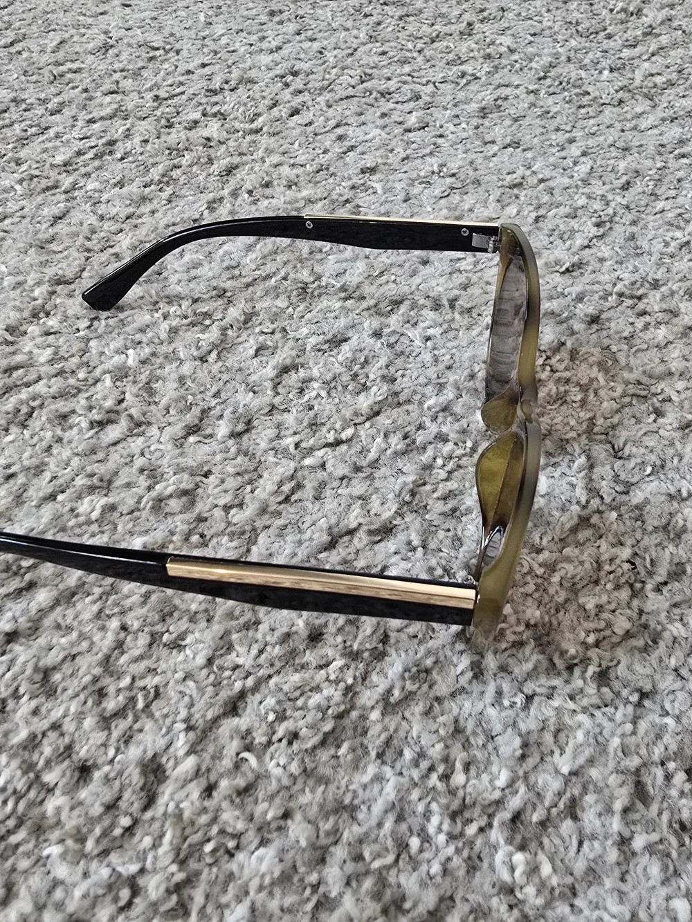 H&M Women's Tortoiseshell Cat-Eye Sunglasses, Brown Gradient, Quiet Luxury, Chic